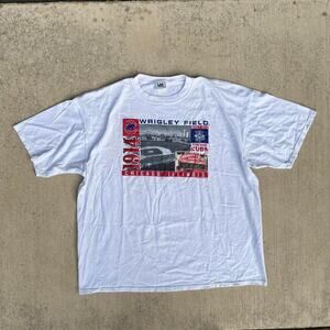 Y2K Chicago Cubs News Paper Wrigley Field White Baseball Lee Sport